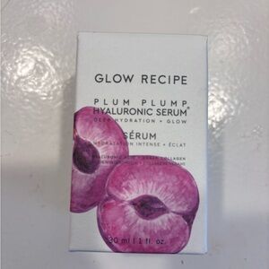 Glow Recipe Plum Plump Hyaluronic Serum. This hydrating serum is designed to